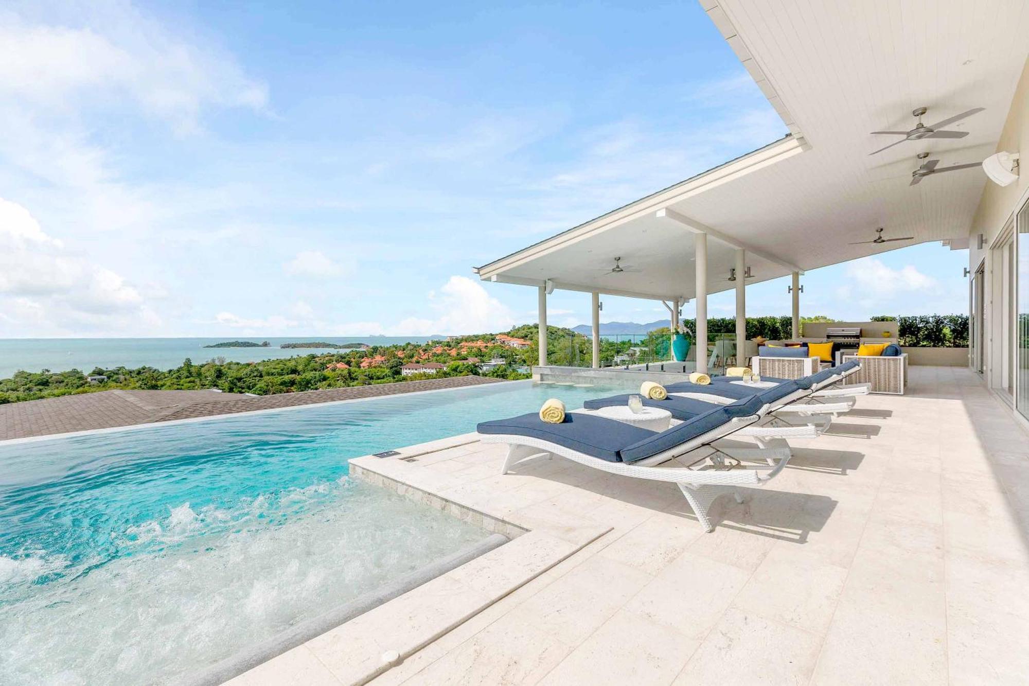 Sunset Estates - Samui Luxury Villas Choeng Mon Dış mekan fotoğraf