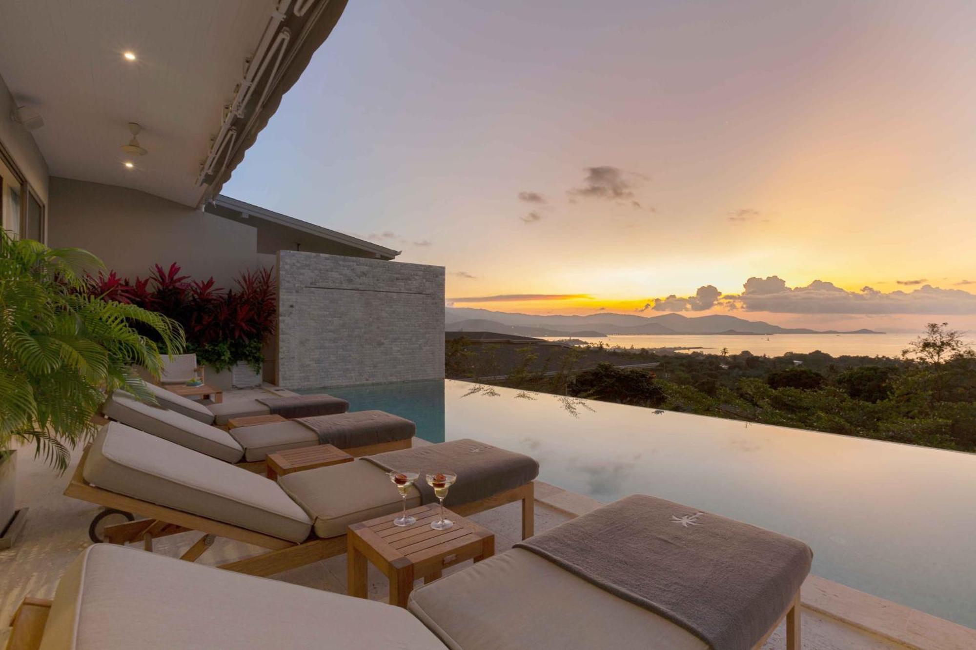 Sunset Estates - Samui Luxury Villas Choeng Mon Dış mekan fotoğraf